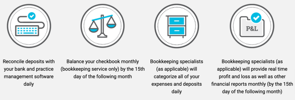 dental accounting bookkeeping benefits