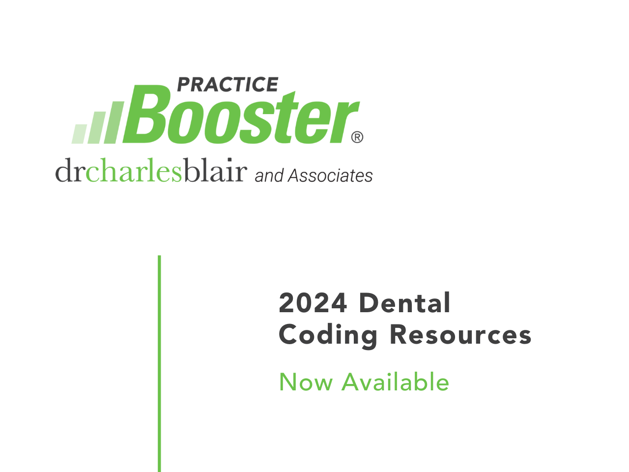 Practice Booster's 2024 Dental Coding Resources