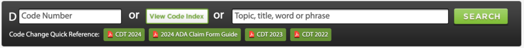 code advisor search bar