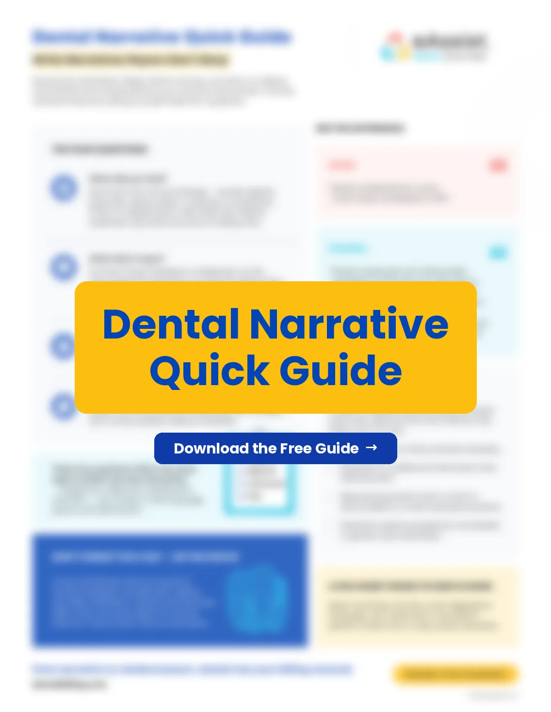 Dental Narrative Quick Guide